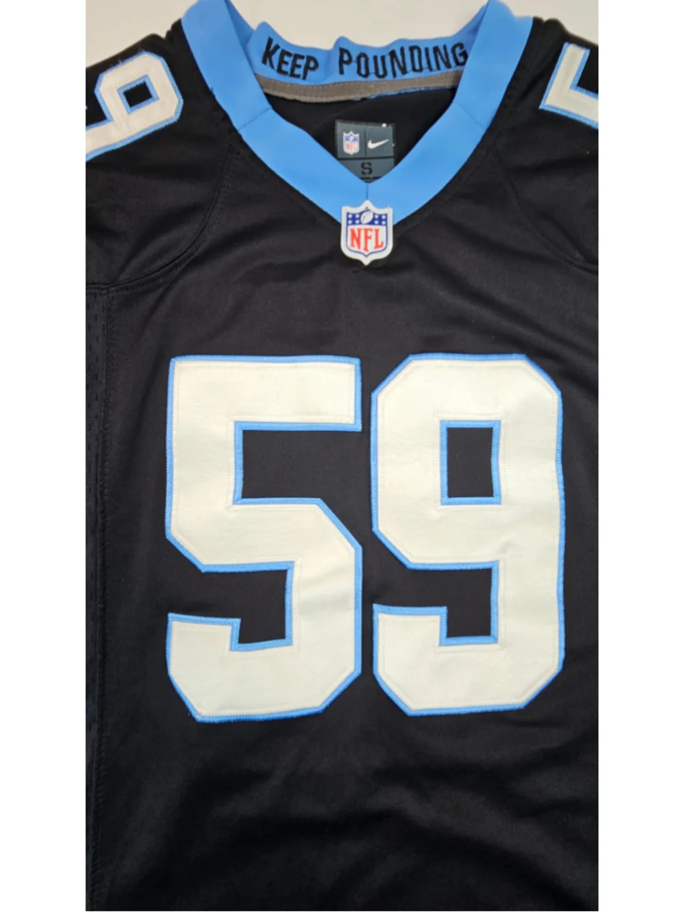 Nike Luke Kuechly #59 Carolina Panthers Limited Jersey Men’s S Black Stitched